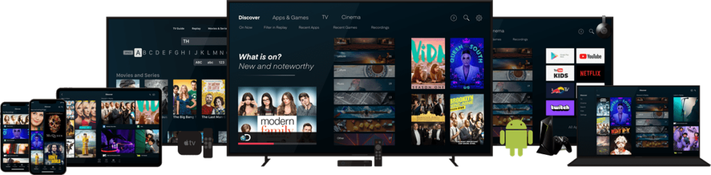 Watch IPTV on TV, tablet, phone and laptop